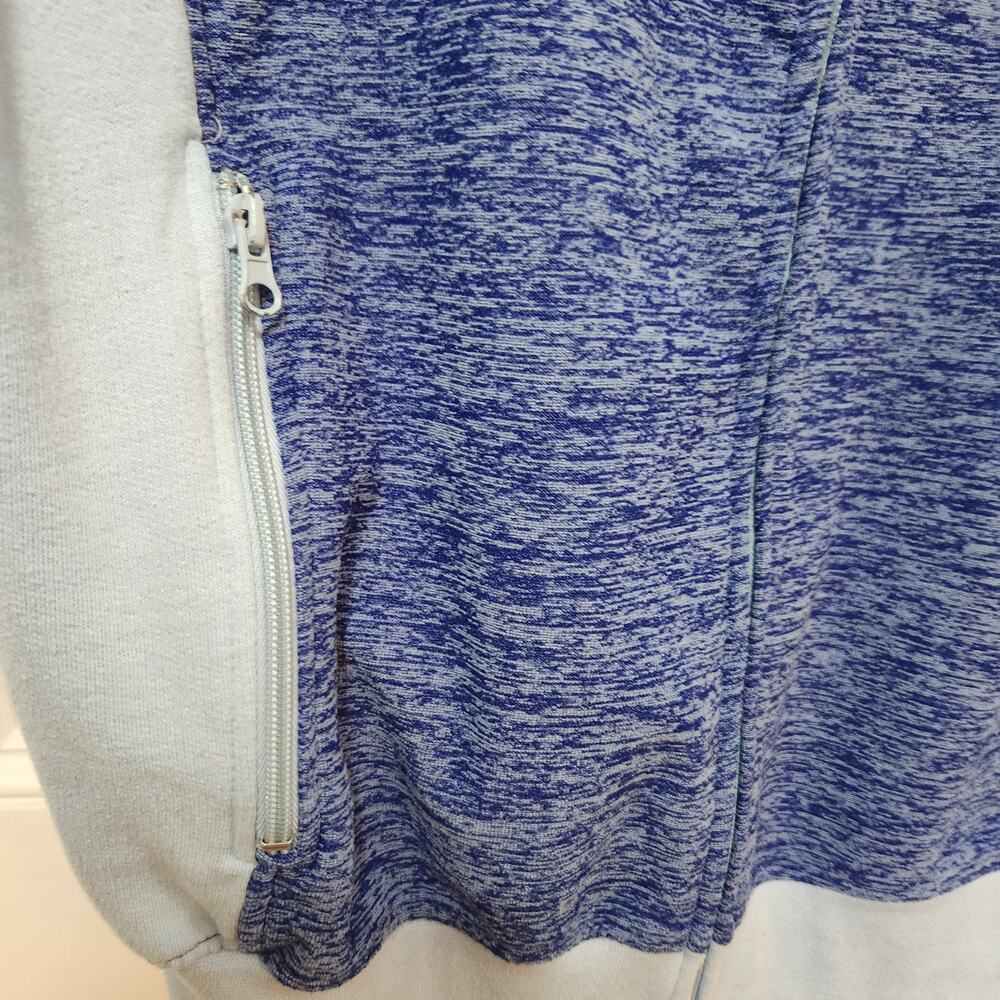 Maine Logo Full Zip Sweatshirt Newengland Autumn Fall Vibes Blue Women's Medium - Picture 7 of 10